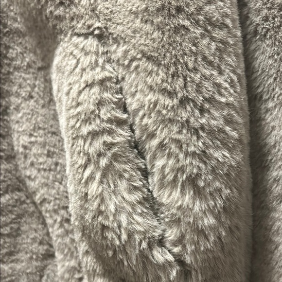 Fuzzy Taupe Jacket - Picture 3 of 4